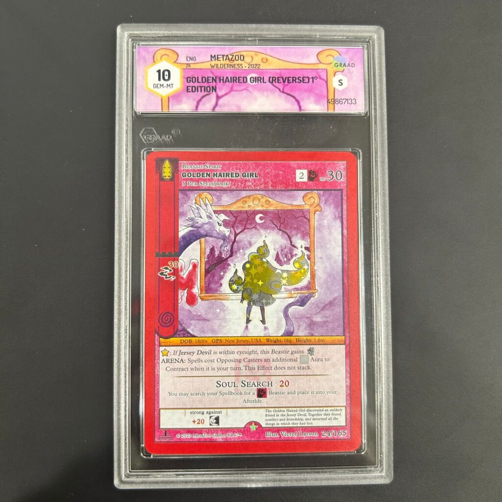 GOLDEN HAIRED GIRL REVERSE 1 EDITION - METAZOO 24 - GRAAD 10