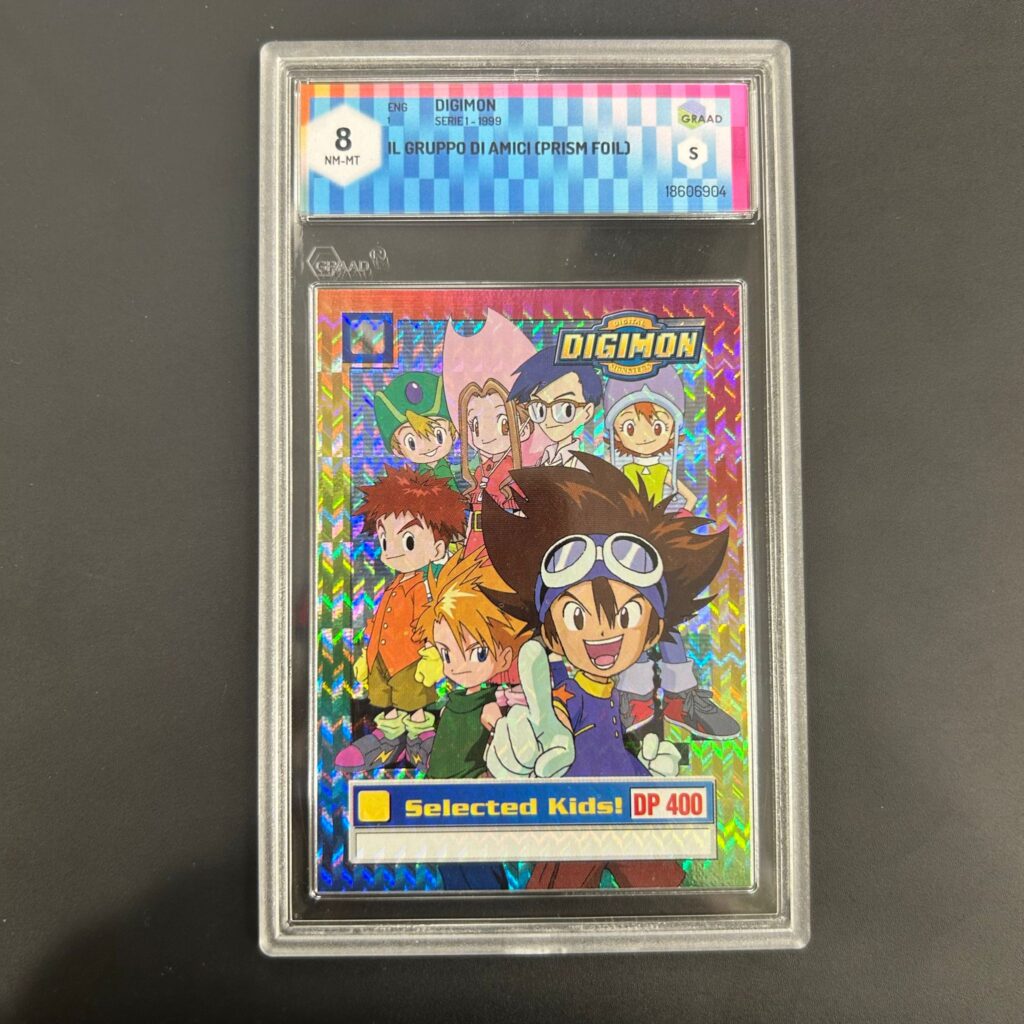 IL GRUPPO DI AMICI (FOIL) - N1 - DIGIMON - GRAAD 8