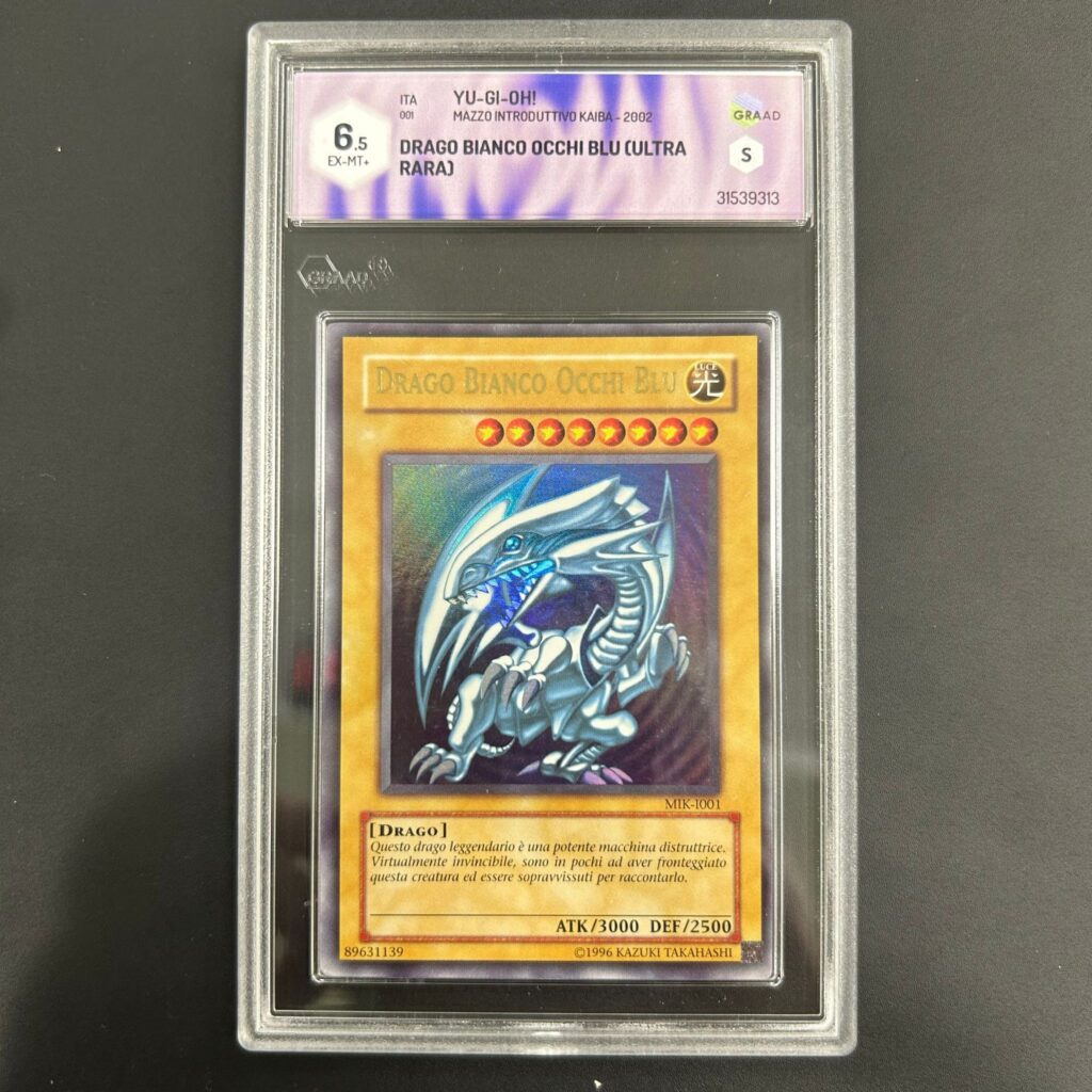 DRAGO BIANCO OCCHI BLU - MIK - YU-GI-OH - GRAAD 6,5