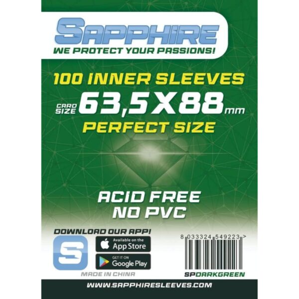 Sapphire - Sleeves Standard Perfect