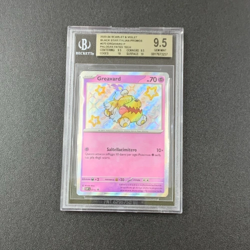 Greavard P Pokemon Gradazione BGS 9.5 FRONTE