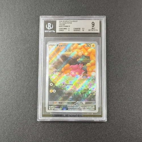 Pawmi IR Pokemon Gradazione BGS 9.5 FRONTE
