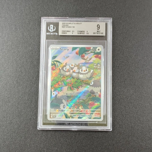 Starly AR Pokemon Gradazione BGS 9.5 FRONTE