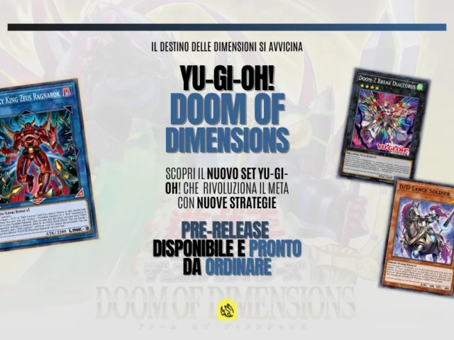 Slider per la prerelease di YuGiOh Doom Of Diemension su PikaPika