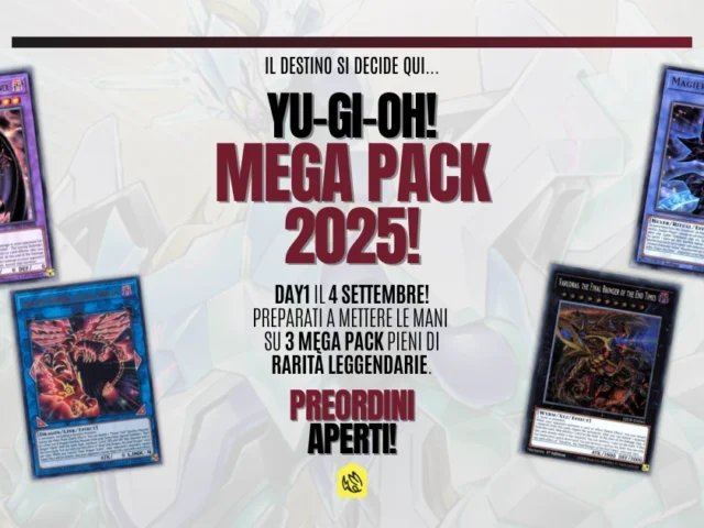 Slider per la prerelease di YuGiOh MegaPack 025 Tuck Box su PikaPika