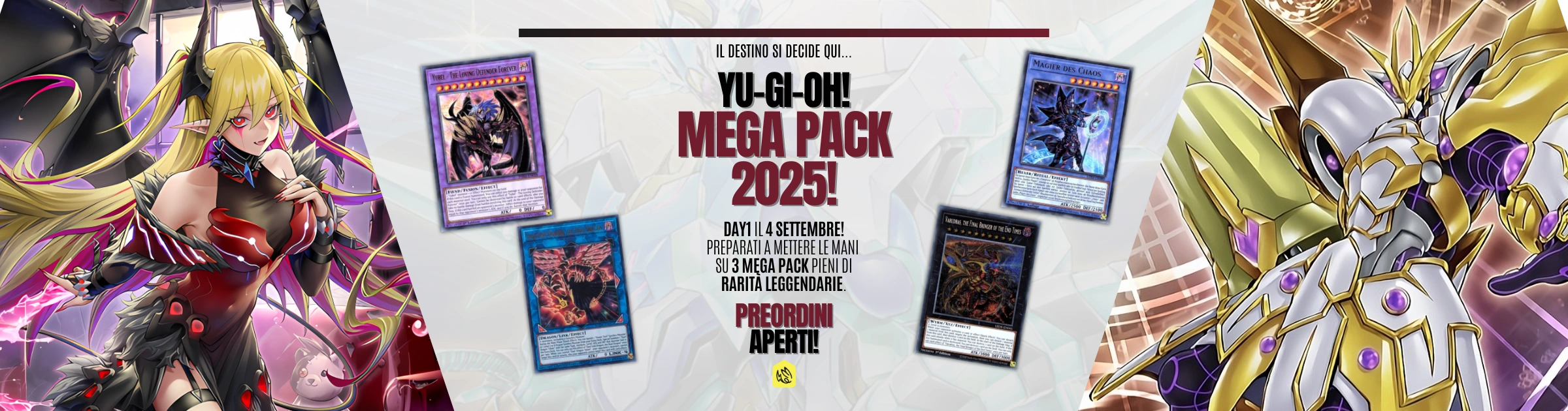 Slider per la prerelease di YuGiOh MegaPack 025 Tuck Box su PikaPika