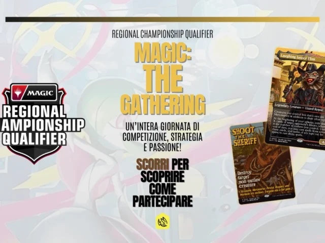 Immagine di copertina per l'evento Il 07 Settembre 2025 PikaPika ospiterà il Regional Championship Qualifier ufficiale di Magic: The Gathering di pikaPika