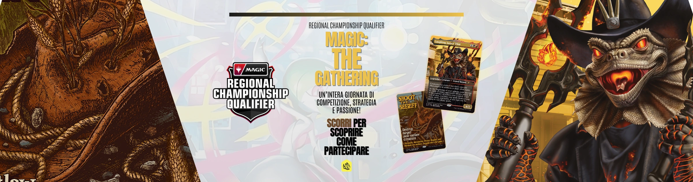Immagine di copertina per l'evento Il 07 Settembre 2025 PikaPika ospiterà il Regional Championship Qualifier ufficiale di Magic: The Gathering di pikaPika
