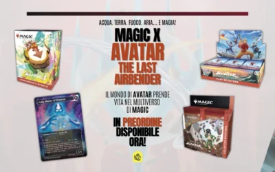Slider per la prerelease dell'espansione MTG x Avatar the last airbender su pikapika