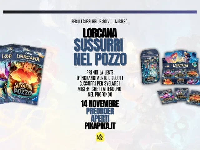 Slider prerelease Lorcana Sussurri Nel Pozzo set10 PikaPIka