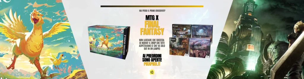 Slider prerelease Magic x Final Fantas Scene box e Chocobo Bundle PikaPIka