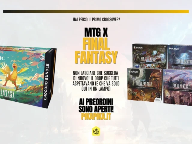 Slider prerelease Magic x Final Fantas Scene box e Chocobo Bundle PikaPIka