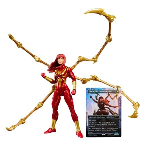 Bundle action figure Marvel Legends Mary Jane Watso + foil card 2