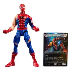 Bundle action figure Marvel LegendsMarvel Legends Battle Damaged + foil card 2
